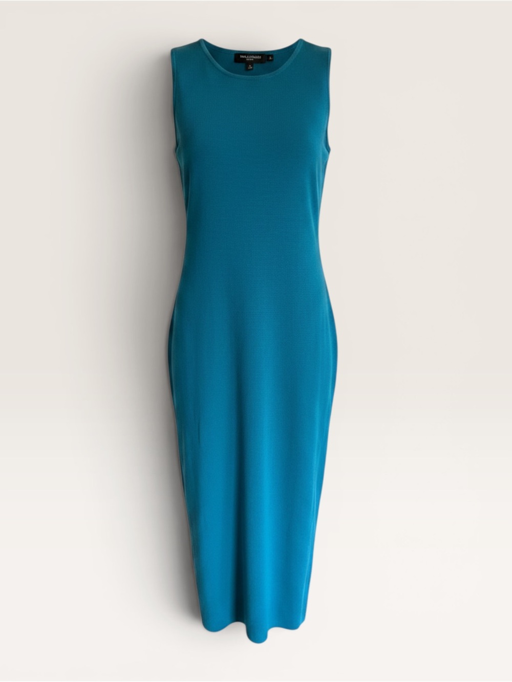 VINTAGE Petite Teal Sleeveless Maxi Dress